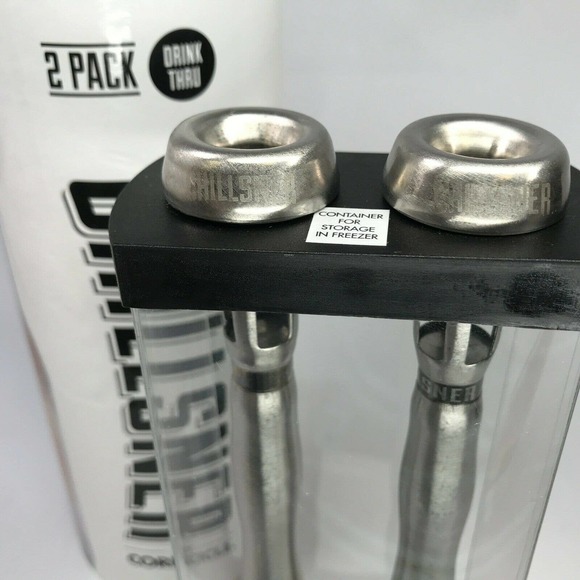 Chillsner by Corkcicle 2 Pack Beer Bottle Chillers Tailgate Barbecue Summertime - Picture 5 of 6